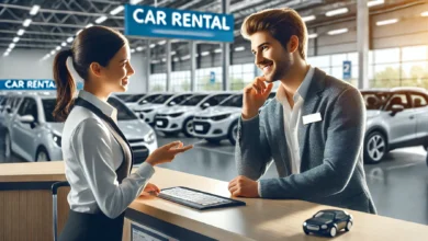 aluguel de carro- representação artística